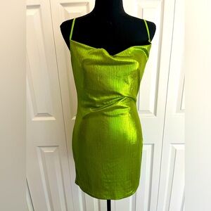 Little Green Party Dress for the win!! Size MEDIUM - Fully Lined